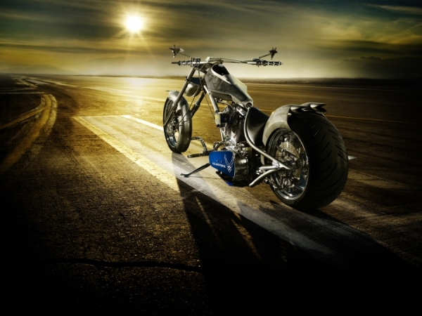 Photograph Trevor Pearson Chopper Sunrise on One Eyeland